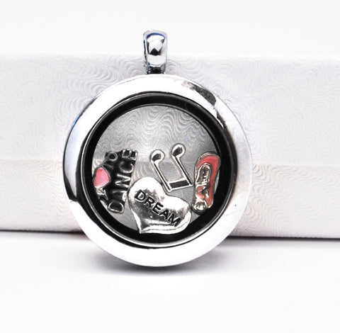 Dance -  Stainless Steel Floating Locket