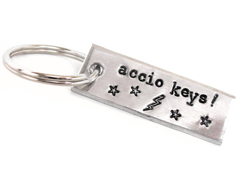 Mini Accio Keys - Aluminum Handstamped Keychain