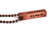After All This Time?  Always - Antiqued Copper Bar Handstamped Necklace on Ball Chain