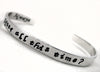 After All This Time?  Always - Handstamped Aluminum Bracelet, Harry Potter Inspired