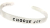 Custom - Sterling Silver Handstamped 1/4" Bracelet, Stamped on Both Sides