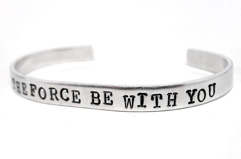 May the Force Be With You - Aluminum Bracelet
