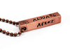 After All This Time?  Always - Antiqued Copper Bar Handstamped Necklace on Ball Chain
