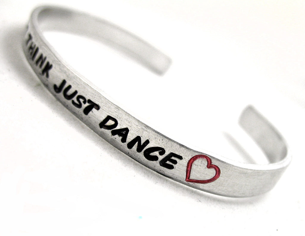 Customizable Aluminum Bracelet - Handstamped 1/4" Cuff, Personalized Just for You