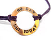 No Day But Today - [Rent] Brass Handstamped Bracelet w/Cotton Cord