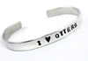I Heart Otters - Aluminum Bracelet