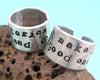 We're All Stories In the End... - [Doctor Who] Aluminum Handstamped Rings