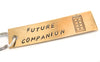 Future Companion - [Doctor Who] Red Brass Handstamped Keychain w/Tardis
