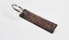 My Blessings Call Me Dad - Antiqued Copper Handstamped Keychain w/Hammered Finish