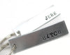 Jerk/Bitch - [Supernatural] Aluminum Handstamped Keychains