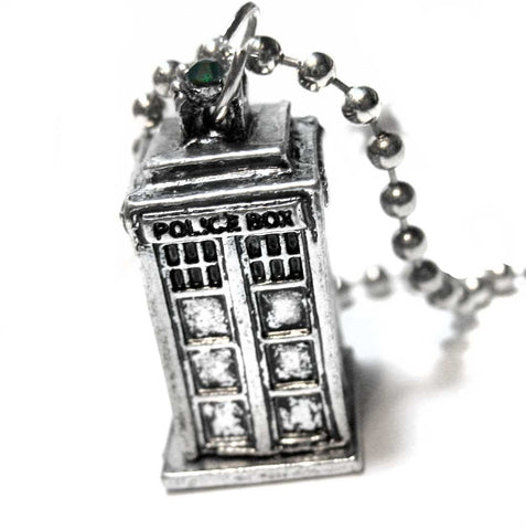 Tardis charm - [Doctor Who] Zinc Alloy Pendant, Not Handmade