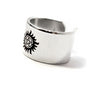 Supernatural Inspired - Anti Possession Symbol Wide 1/2" Ring