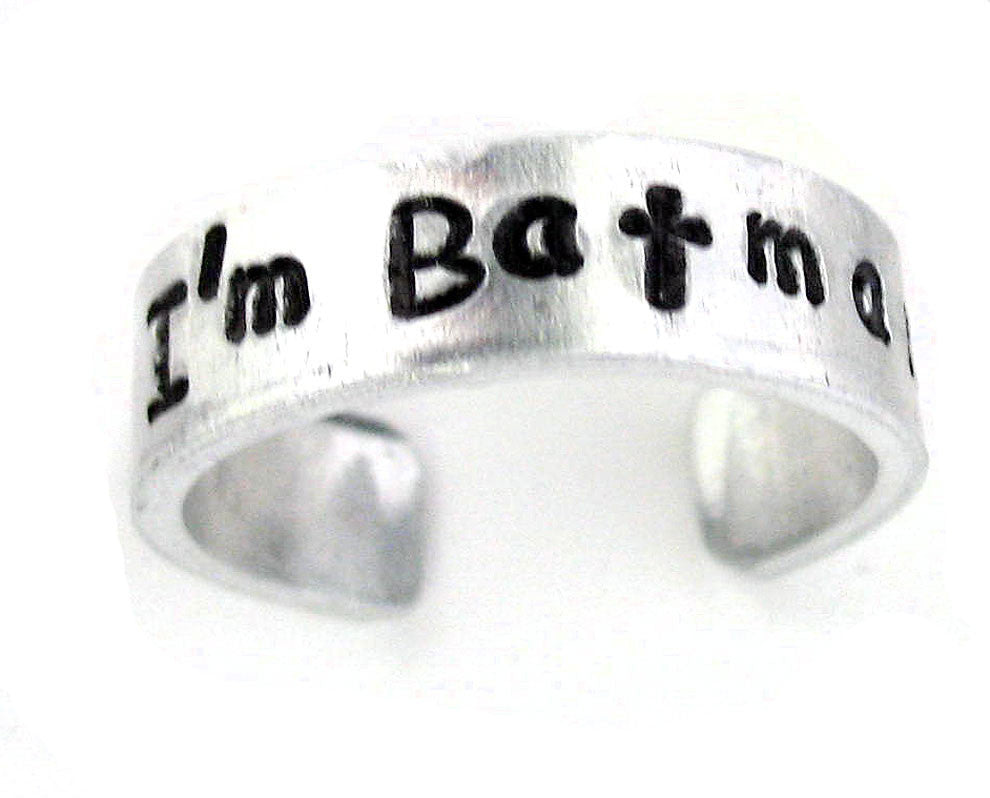 I'm Batman - Aluminum Ring