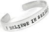 I Believe in Sherlock Holmes - Aluminum Bracelet