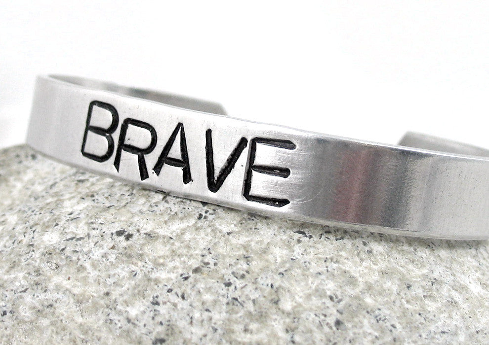 Brave - Aluminum Bracelet