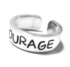 Courage - Inspirational Aluminum Ring