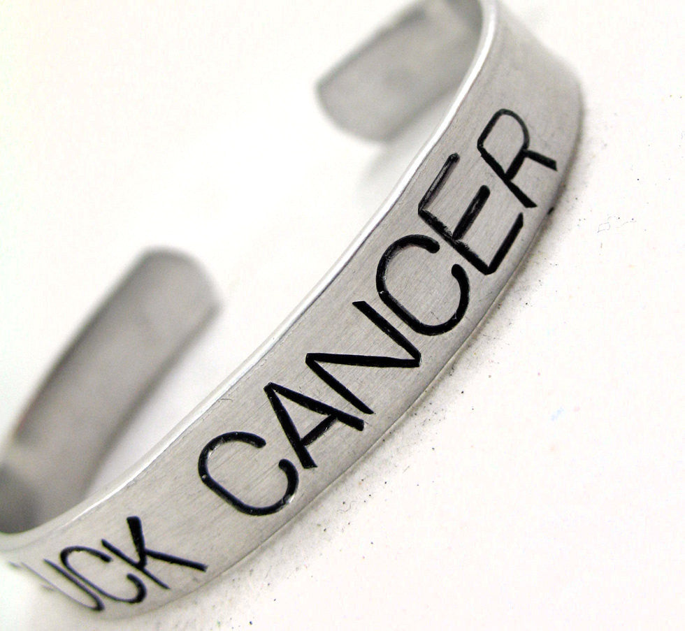 Fuck Cancer - Aluminum Bracelet