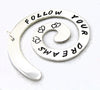 Follow Your Dreams - Sterling Silver Spiral Pendant