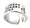 Moon of My Life - [Game of Thrones] Aluminum Handstamped Ring