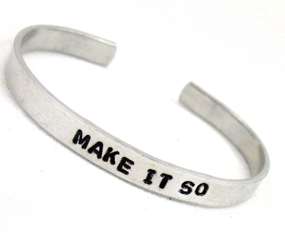 Make It So - Aluminum Bracelet