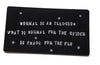 Normal Is An Illusion... - Black Anodized Aluminum Handstamped Wallet Insert