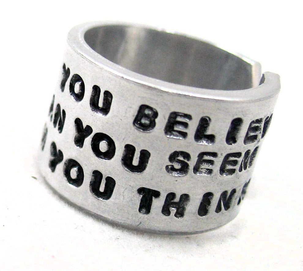 Braver Than You Believe - Aluminum Ring