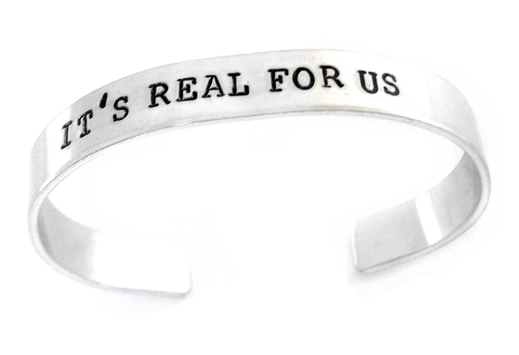 It's Real for Us - Aluminum Bracelet